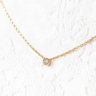 Collier diamant véritable brillant