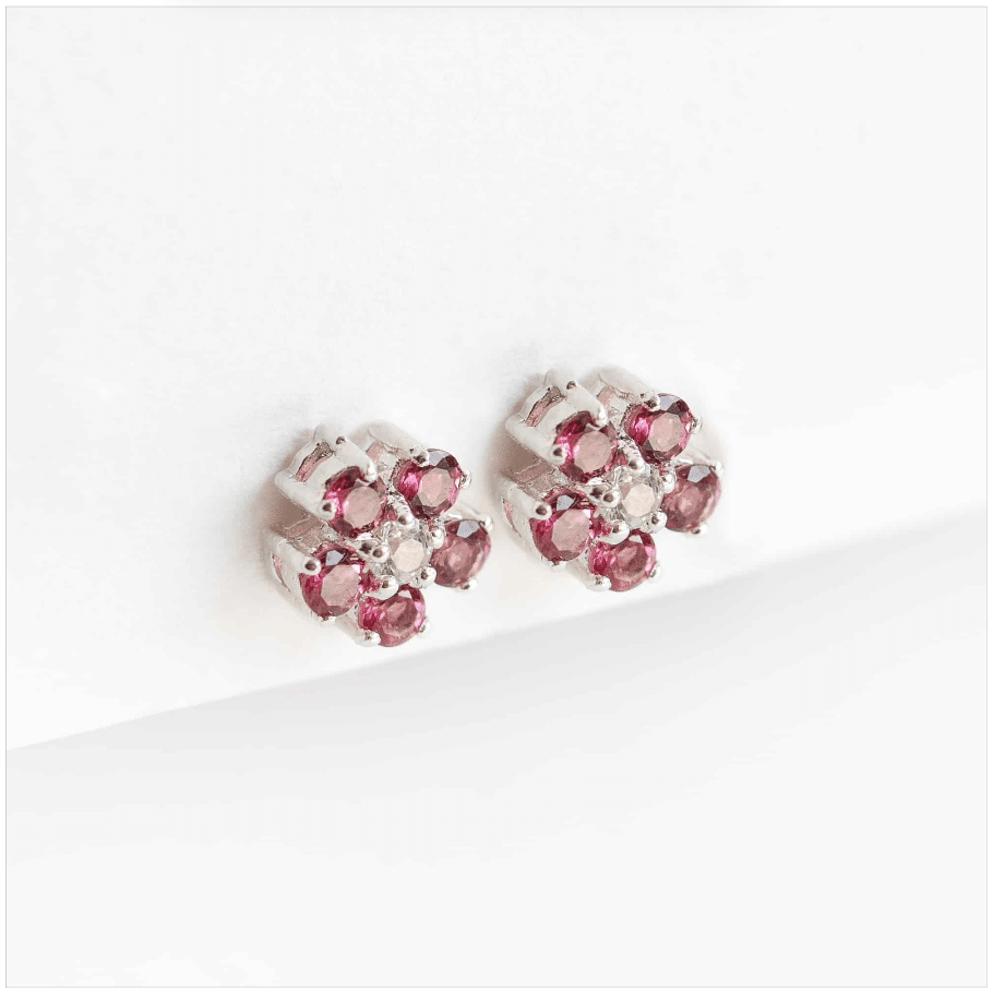 Puces fleurs tourmalines véritables