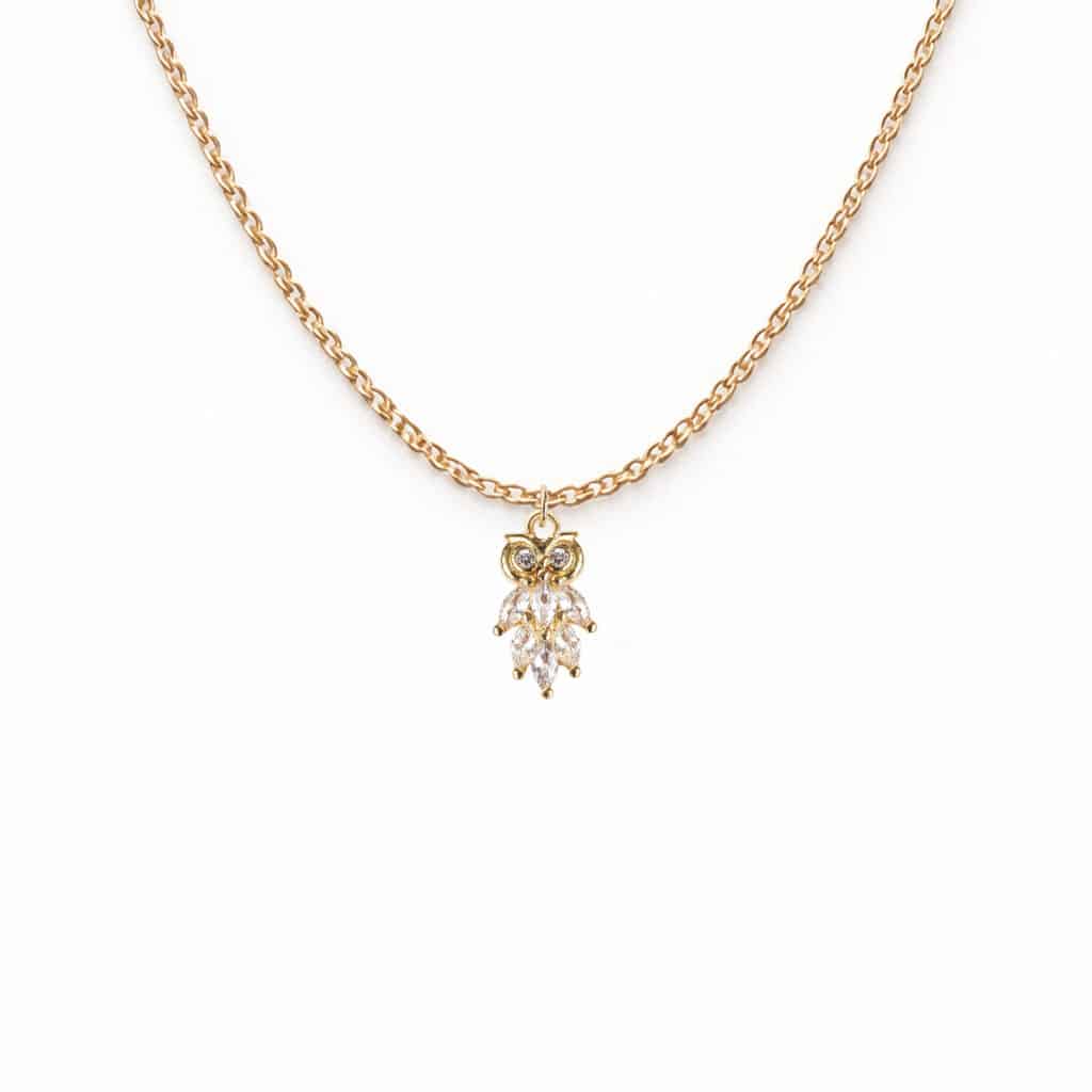 Collier Pendentif Chouette