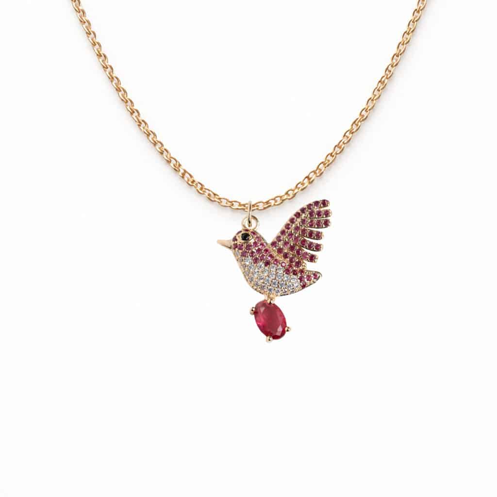 Collier Pendentif Colibri