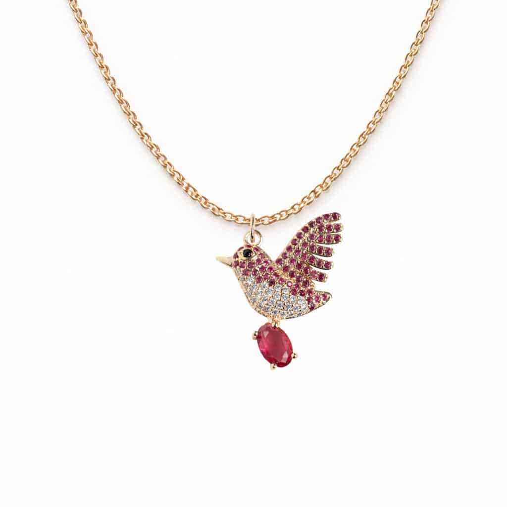 Collier Pendentif Colibri