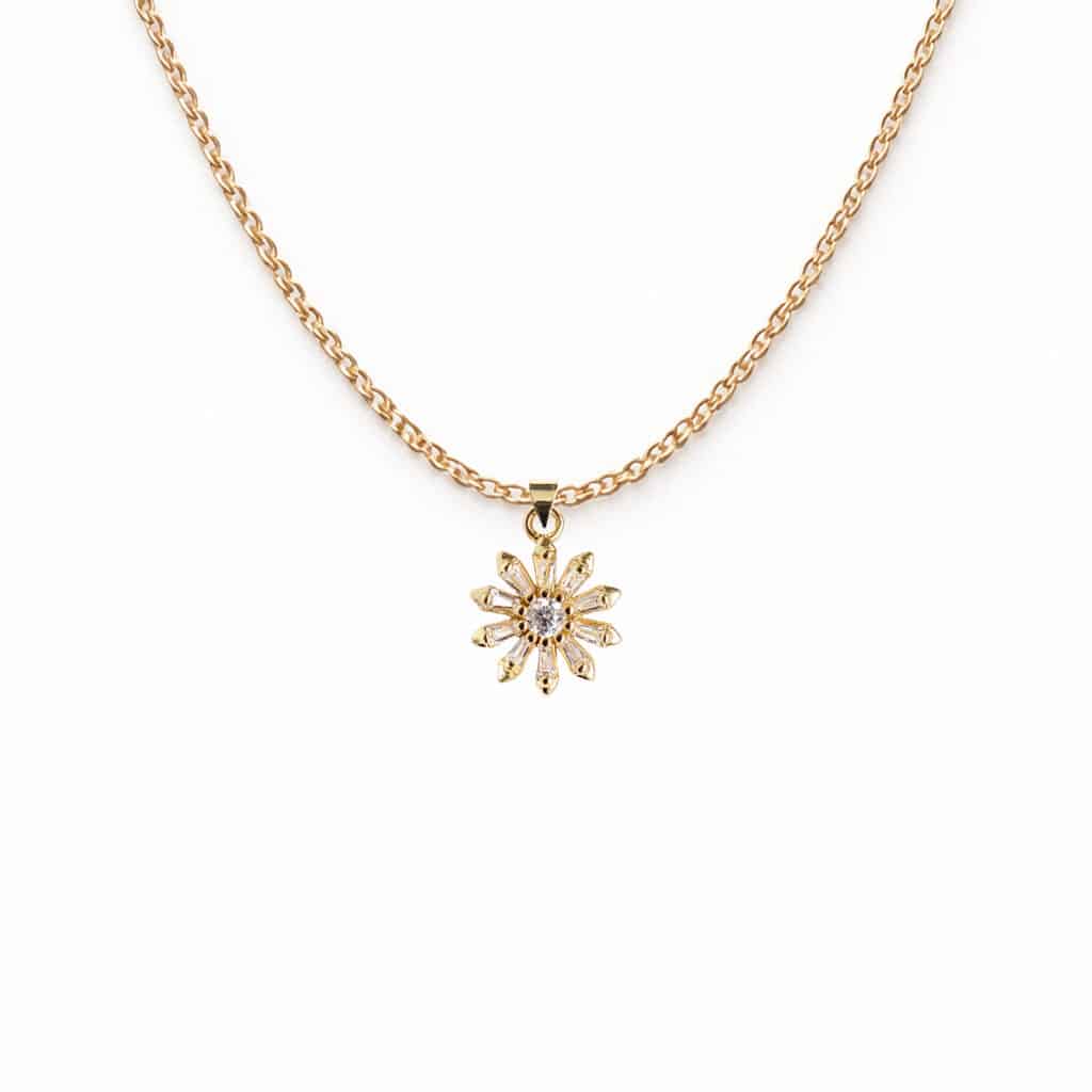 Collier Pendentif Fleur
