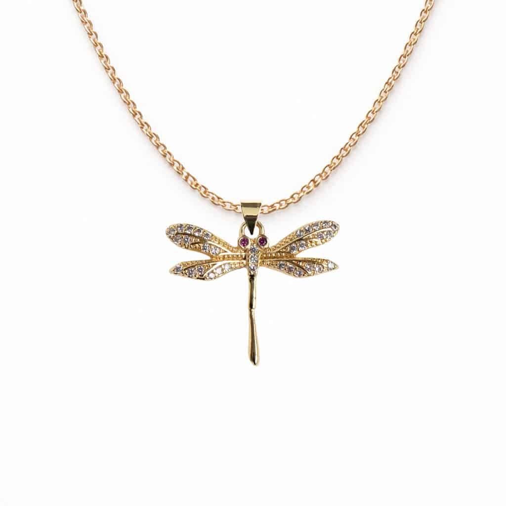 Collier Pendentif Libellule