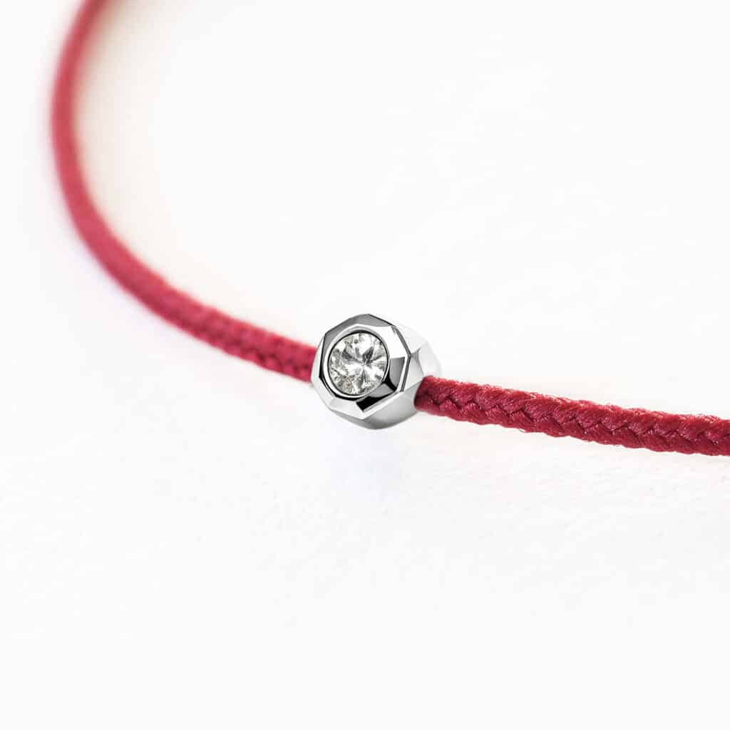 Mon Précieux Diamant – Rouge – Homme en argent